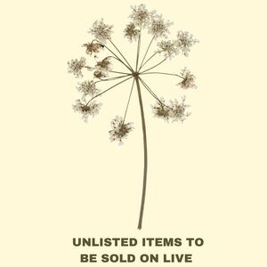 Unlisted Items to Be Sold Live